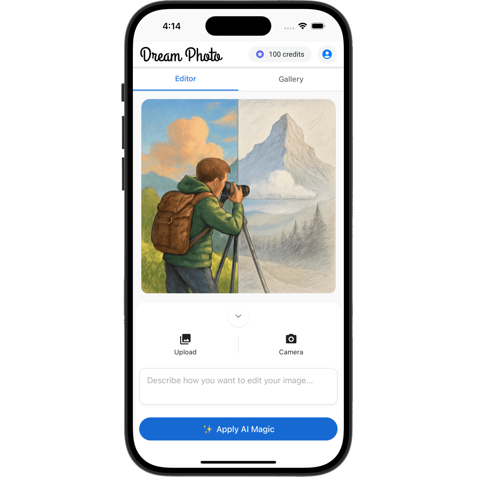 Dream Photo App Preview