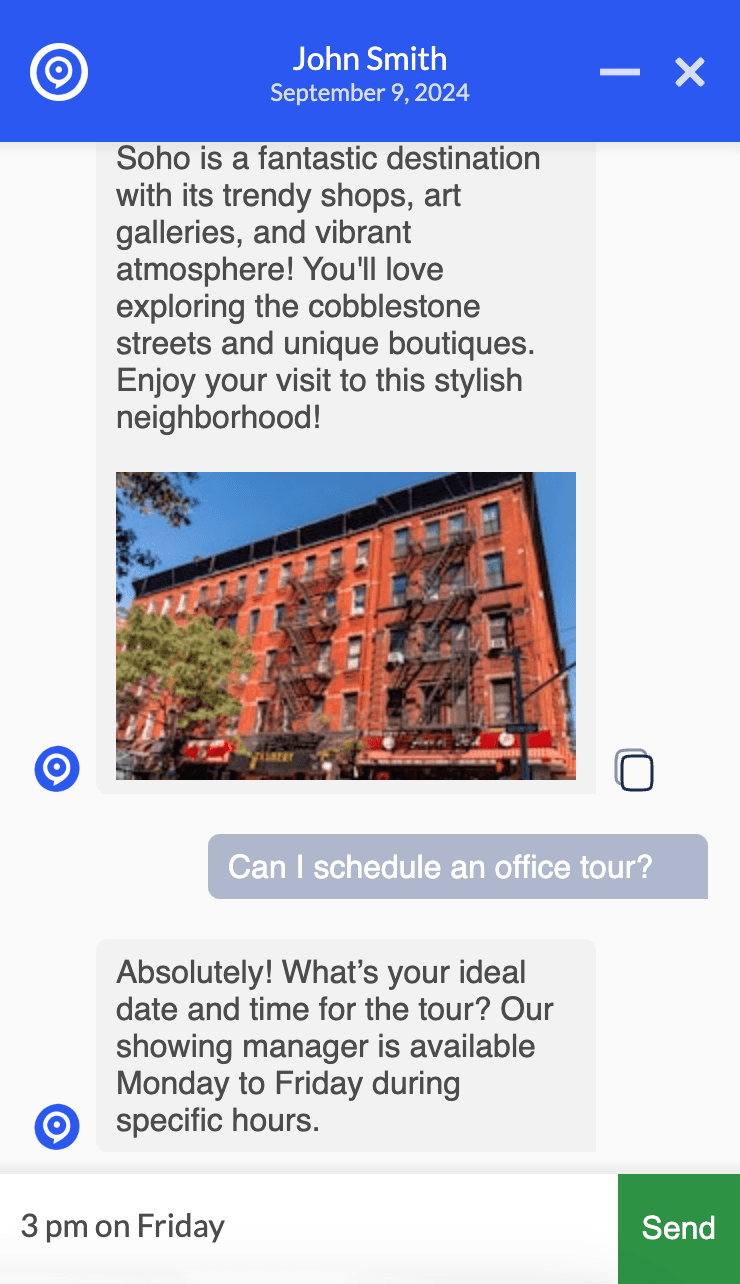 Schedule a tour