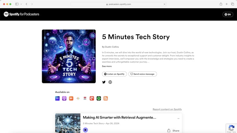 AskHandle Launches New Podcast 5 Minutes Tech Story on Multiple Platforms
