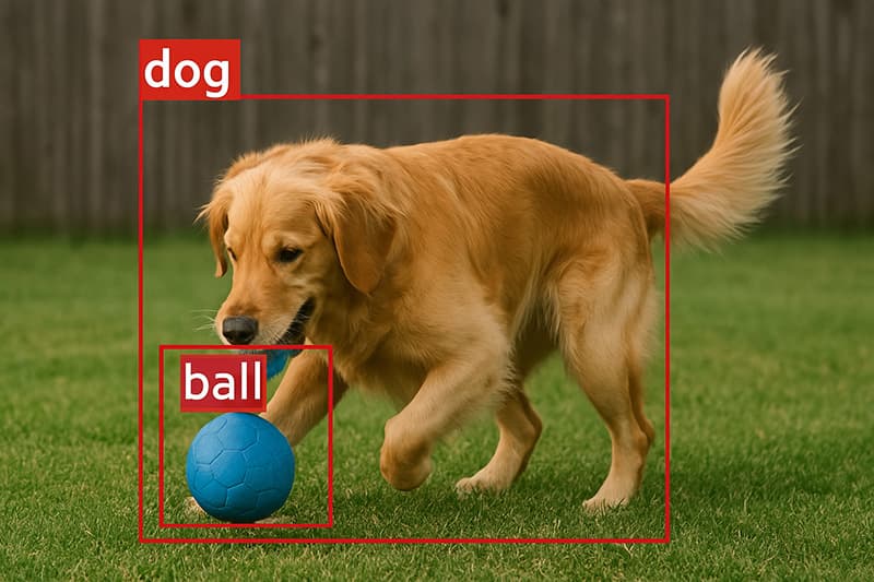 dog and ball