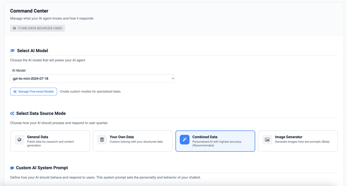 AskHandle Dashboard - Easy AI Management